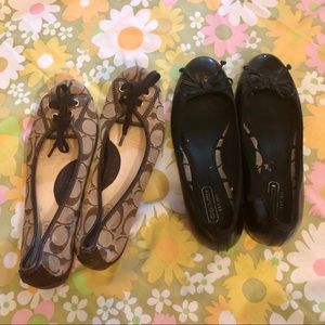 Lot of 2 Coach Shoes
